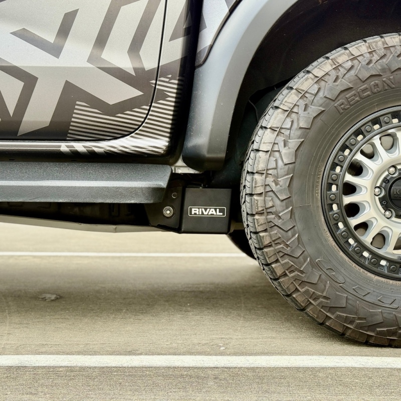 Ford Ranger Raptor Skid Plate - Rear - Rival 4x4 - Suspension Travel Sensor Aluminum Armor Set - `24-`25